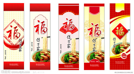 几把包装面条图片大全